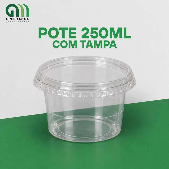 POTE 250ML - BOLO NO POTE (50 unidades)