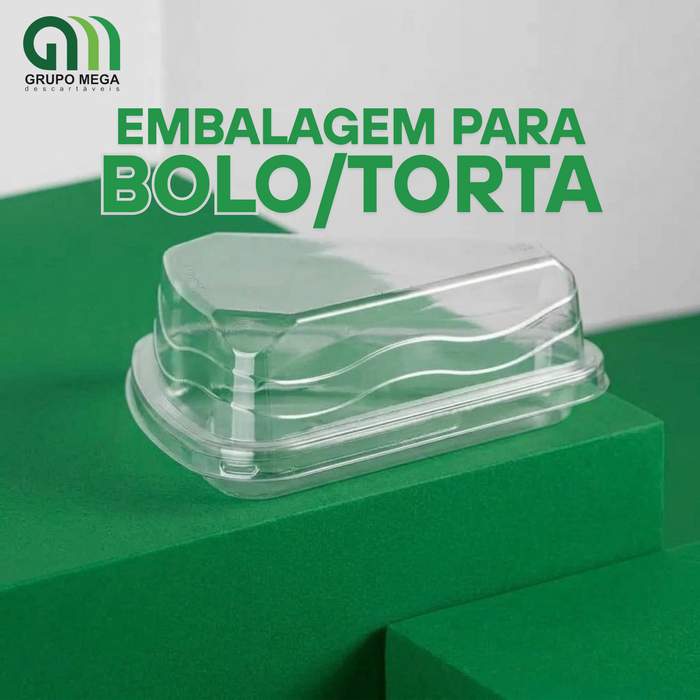EMBALAGEM FATIA BOLO/TORTA (20 unidades)