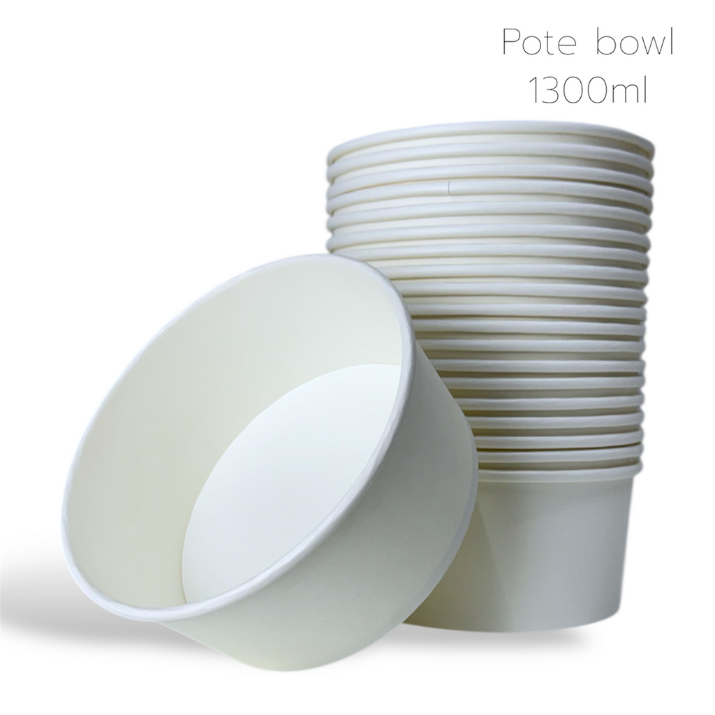 BOWL 1,3 LITROS BRANCO - 50 UNIDADES