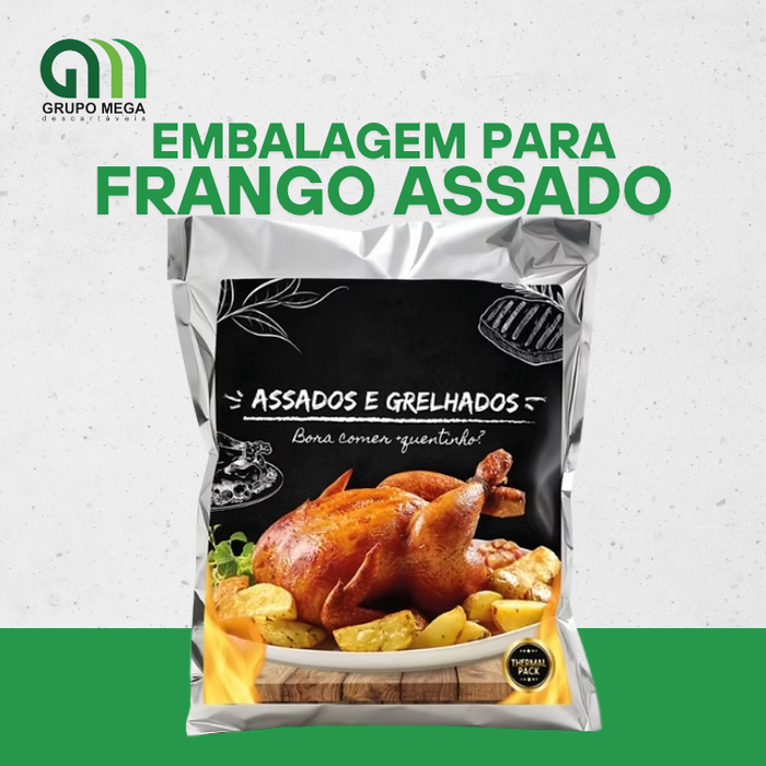 Embalagem Térmica para Frango Assado - 20 unidades