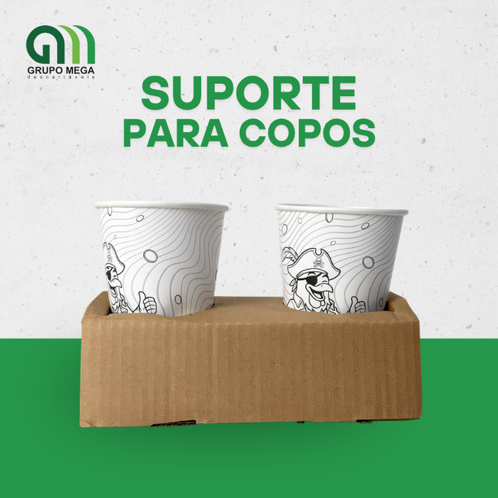 SUPORTE PARA COPOS - 50 UNIDADES
