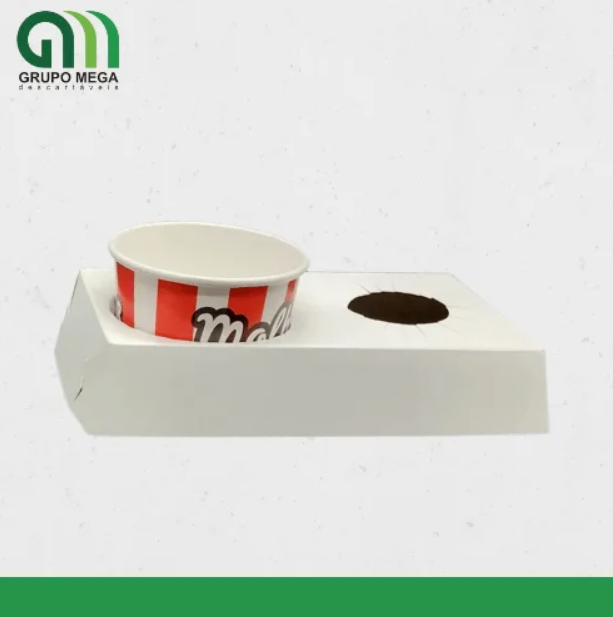 SUPORTE PARA 2 POTES - 100 UNIDADES