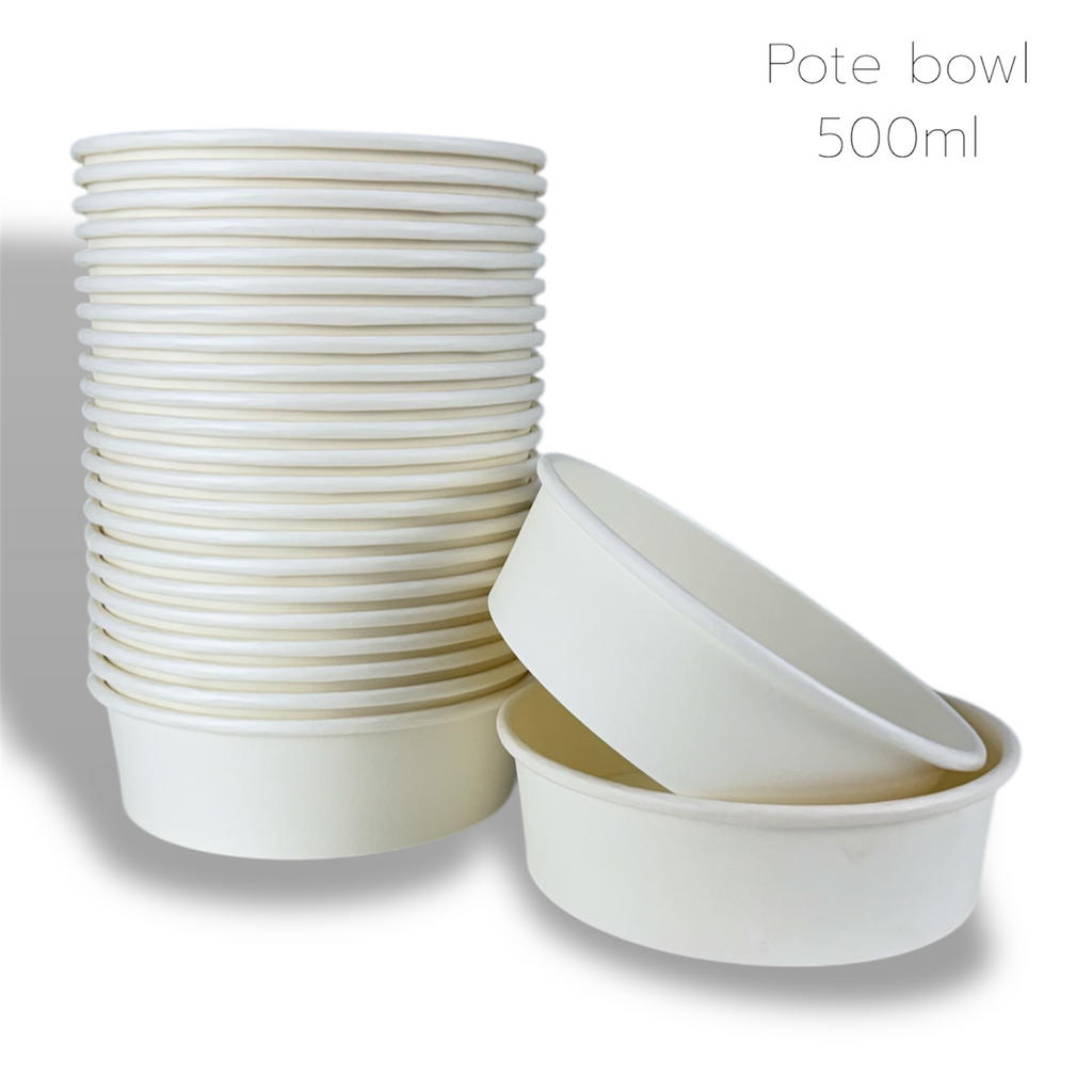 BOWL 500 ML BRANCO - 50 UNIDADES