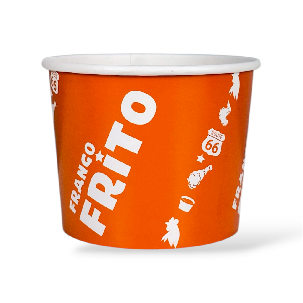 Potes para Frango Frito - Gold Orange