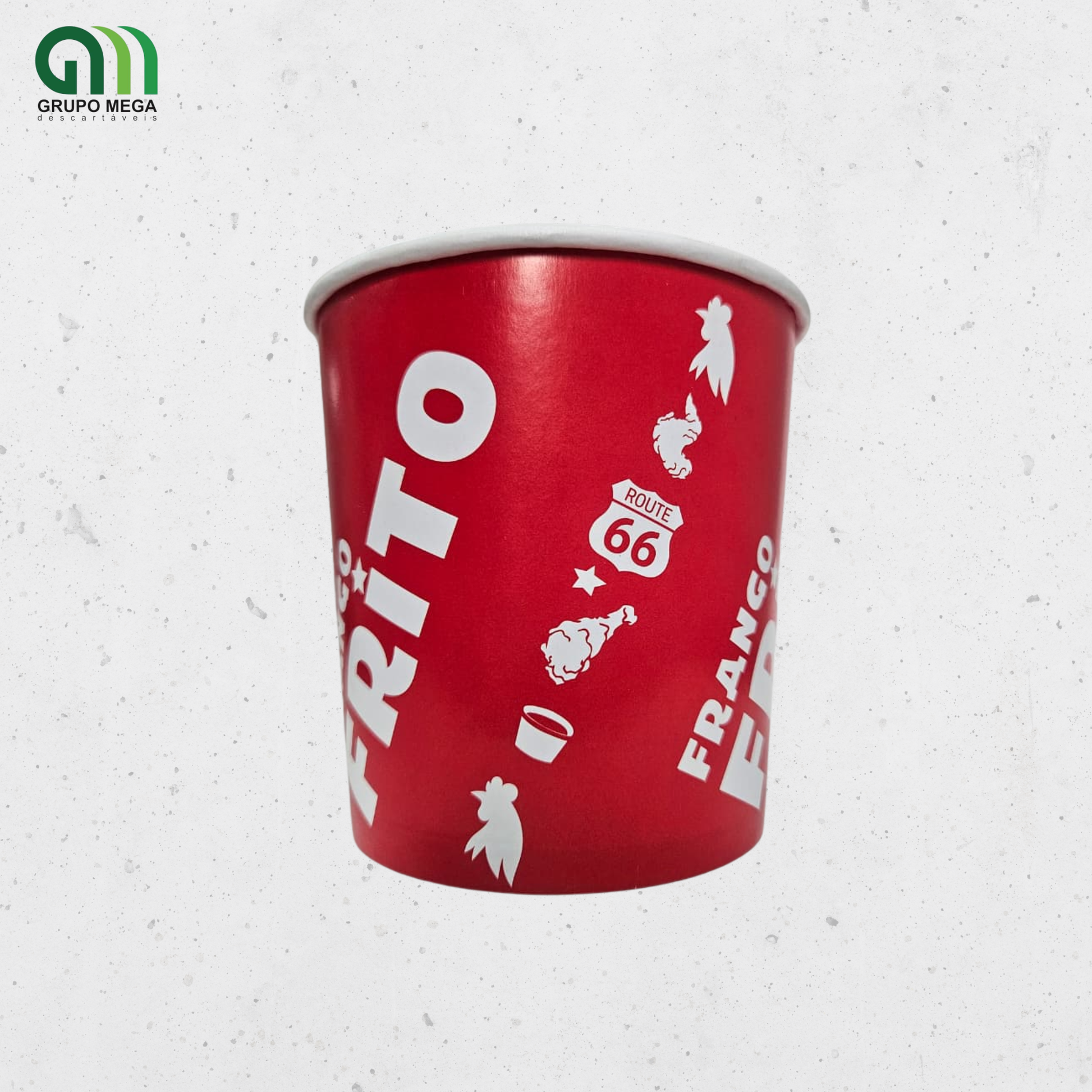 Potes para Frango Frito - Gold Red