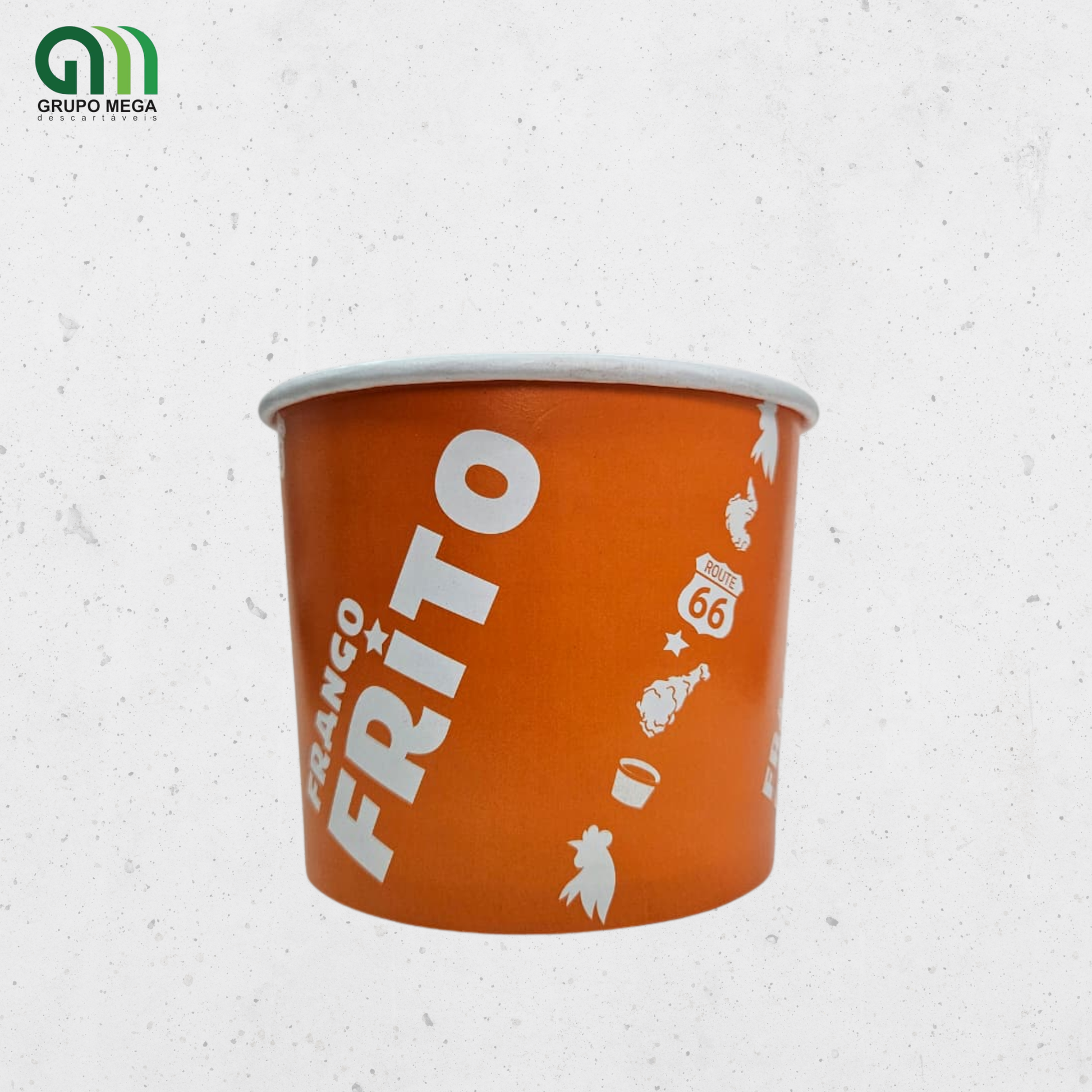 Potes para Frango Frito - Gold Orange