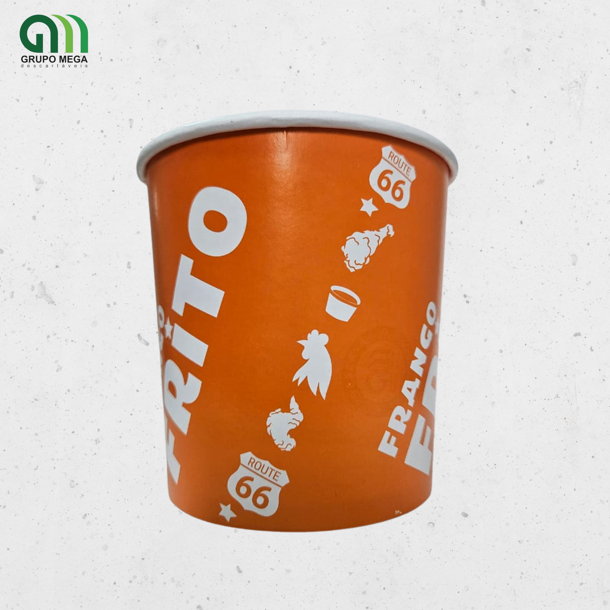 Potes para Frango Frito - Gold Orange