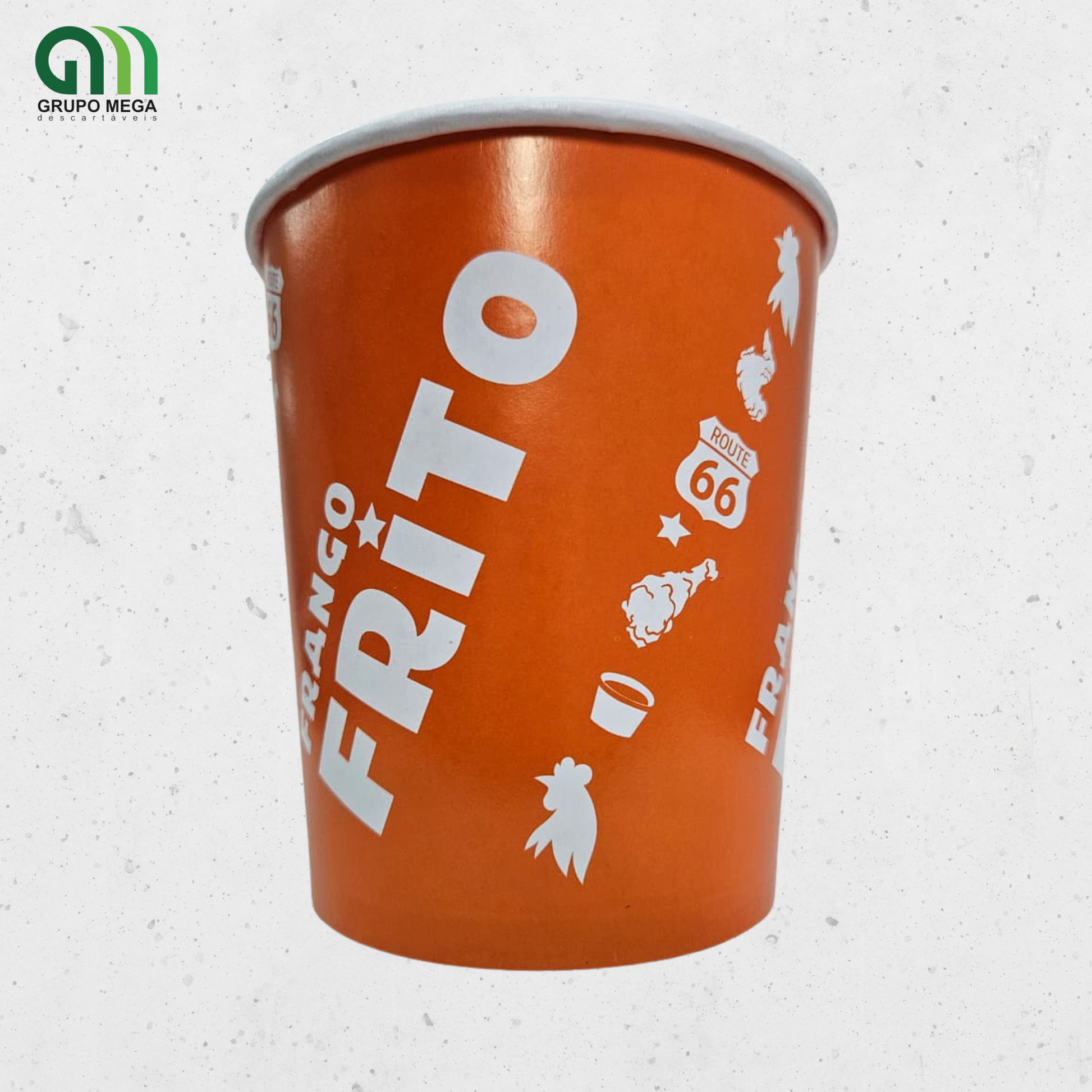 Potes para Frango Frito - Gold Orange