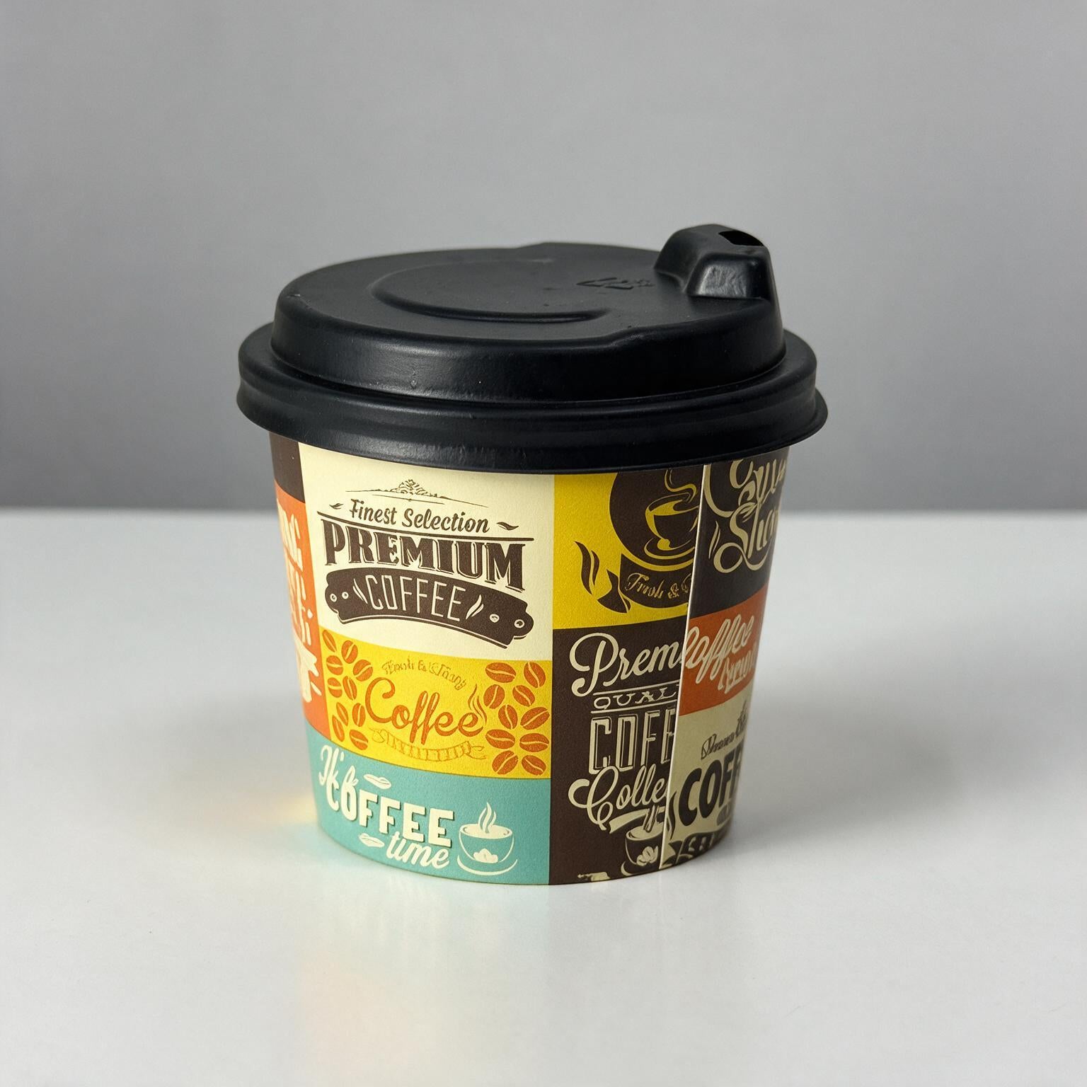 TAMPA PLÁSTICA  PARA O COPO DE CAFÉ 180ML - 140 UNIDADES