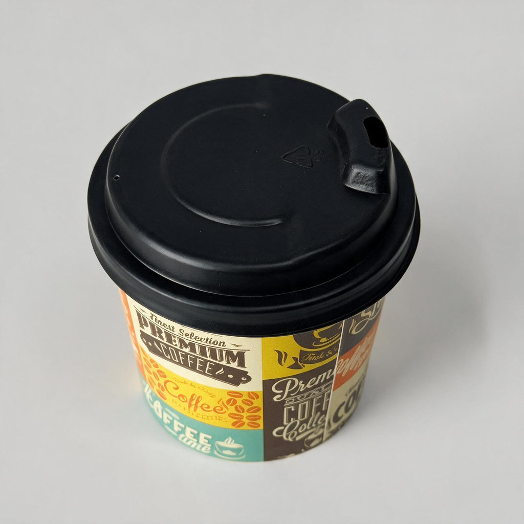 TAMPA PLÁSTICA  PARA O COPO DE CAFÉ 180ML - 140 UNIDADES