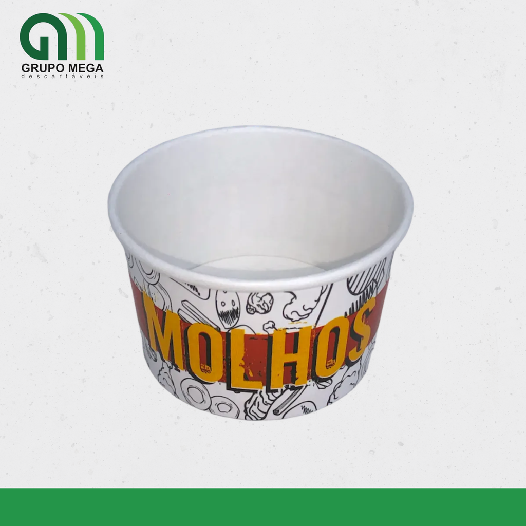 POTES PARA MOLHO 80ML - 150 UNIDADES