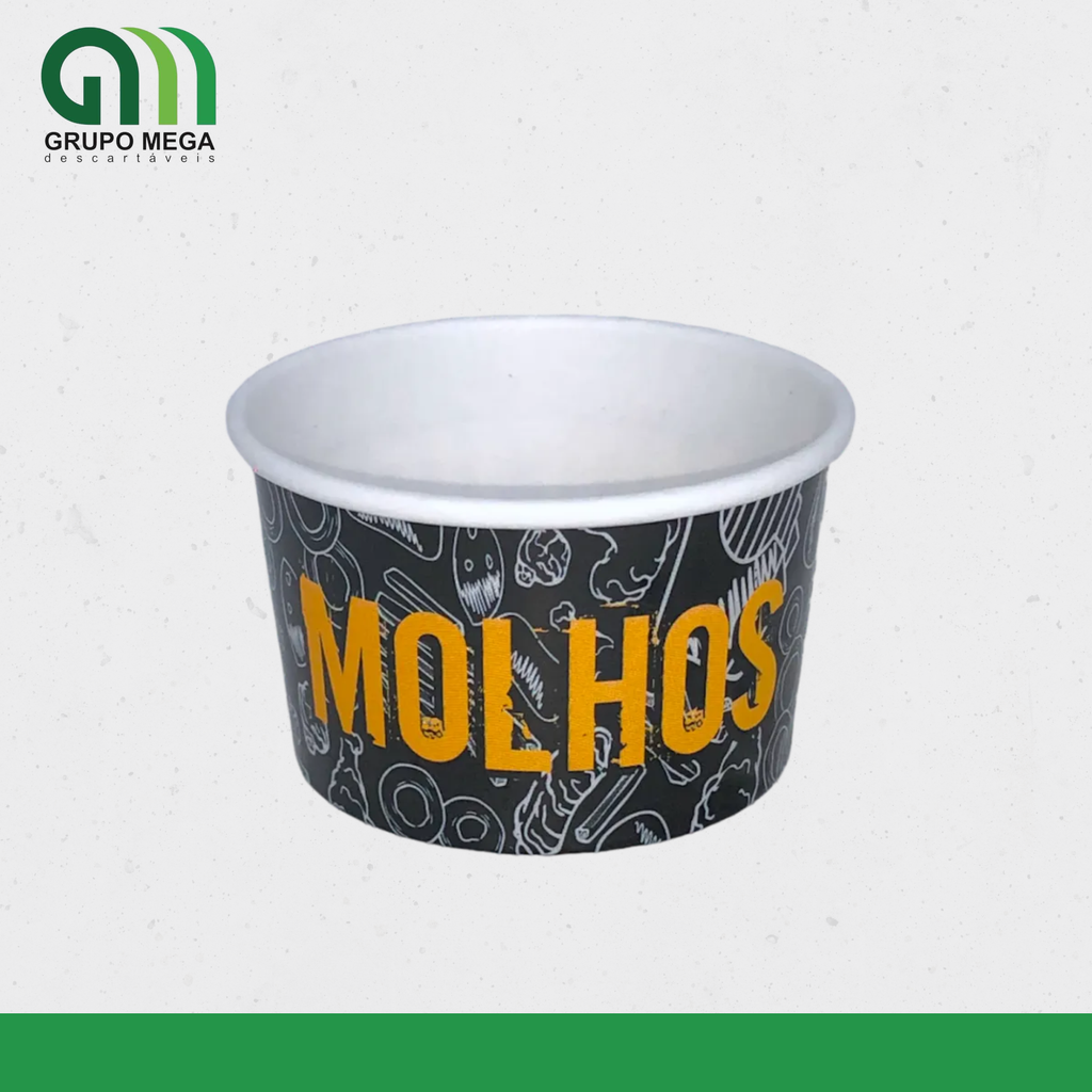 POTES PARA MOLHO 80ML - 150 UNIDADES