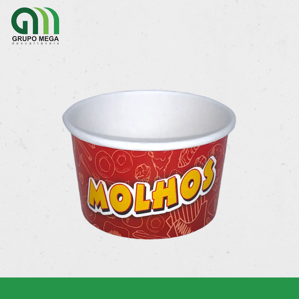 POTES PARA MOLHO 80ML - 150 UNIDADES