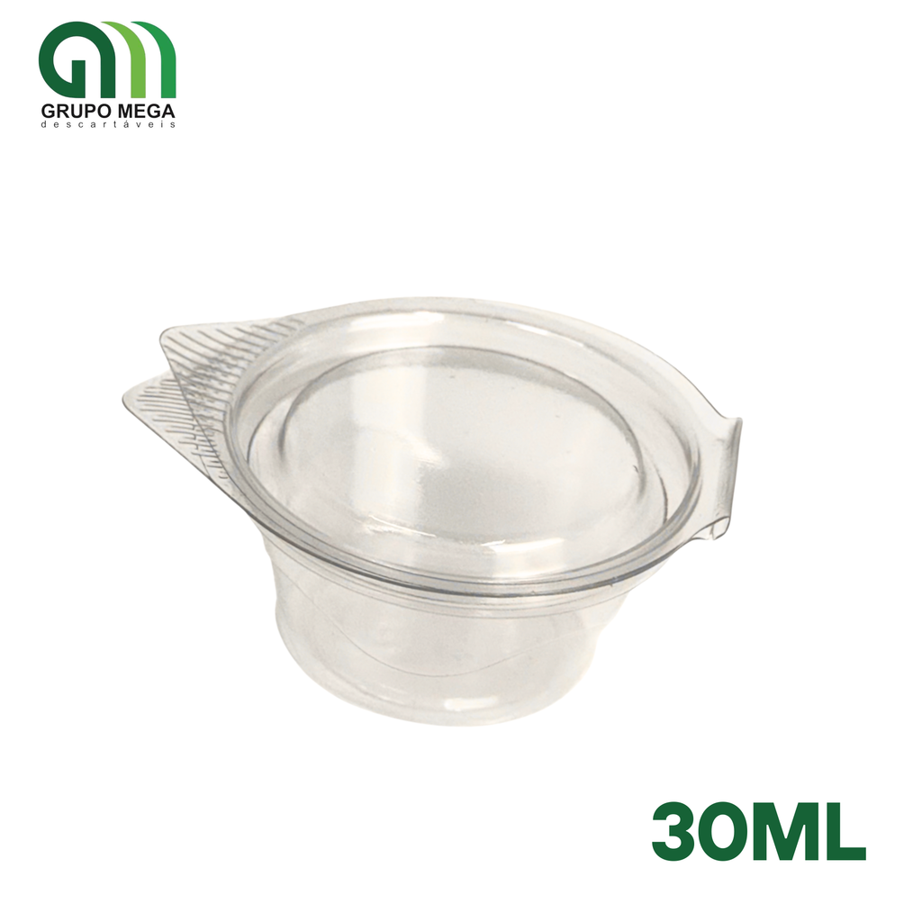 Pote 30ml c/ Tampa Articulada Galvanotek – 100 Unidades