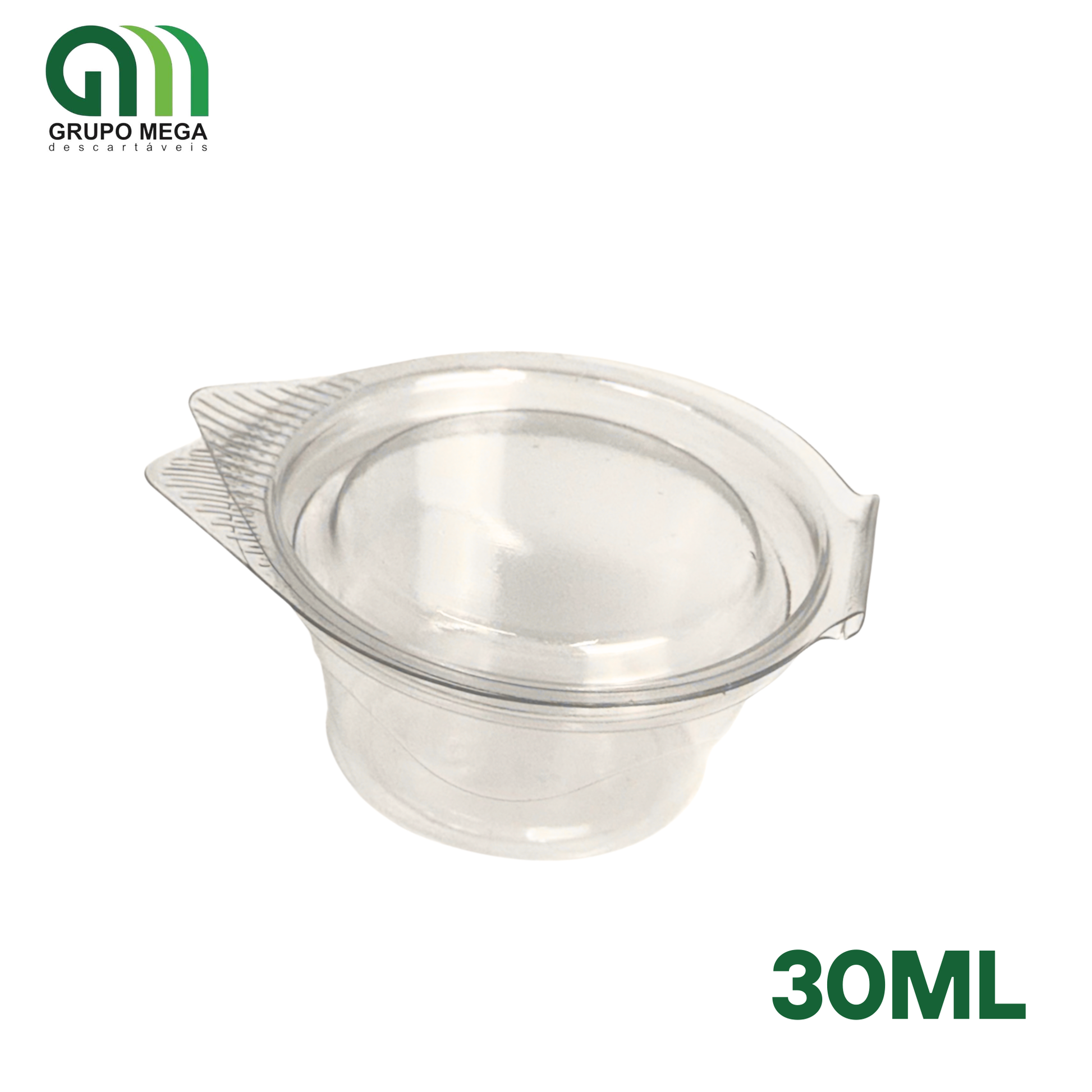 Pote 30ml c/ Tampa Articulada Galvanotek – 100 Unidades