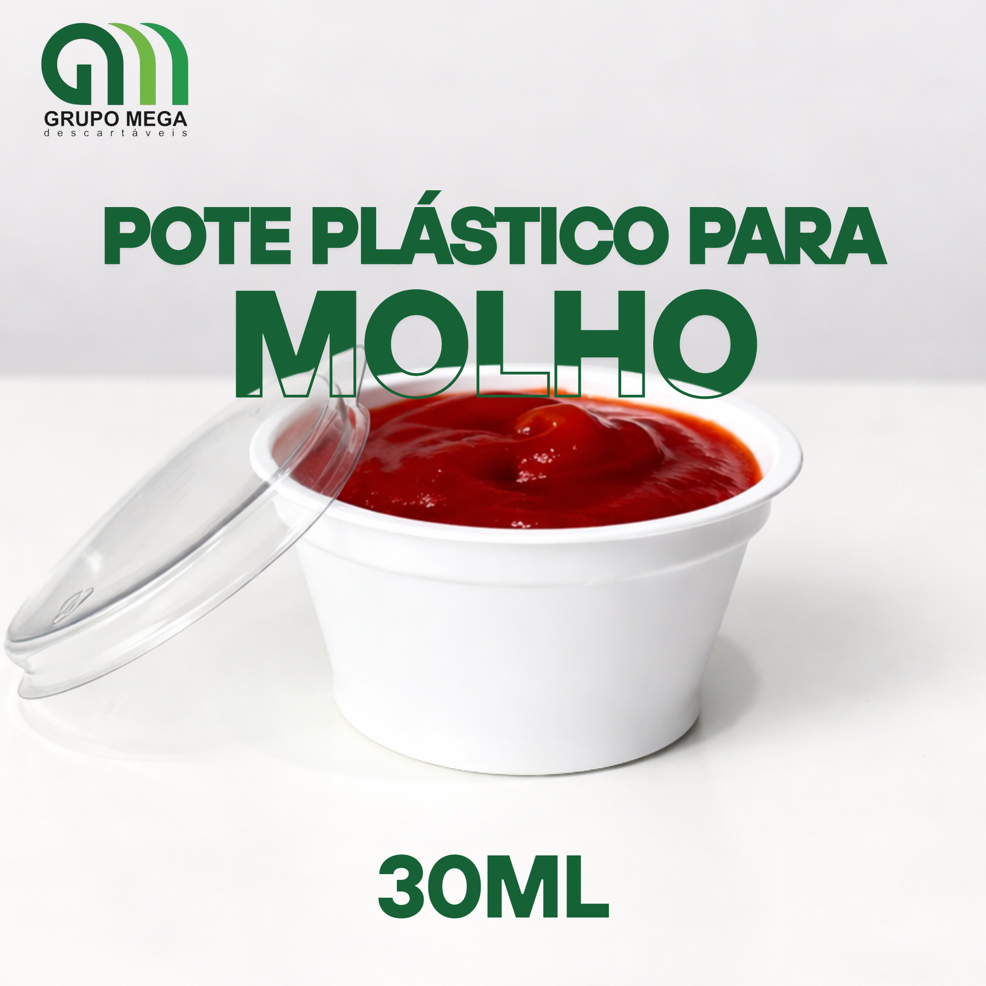 Pote 30ml Branco c/ Tampa Galvanotek – 100 Unidades