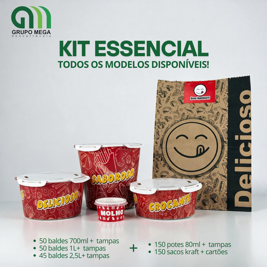 KIT ESSENCIAL - Frango Frito | Leia a Descrição