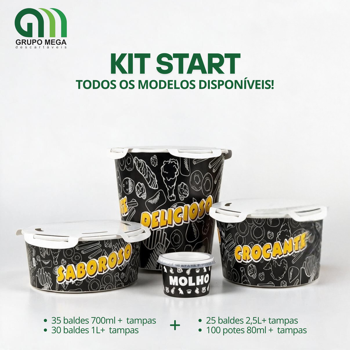 KIT START - Frango Frito | Leia a Descrição