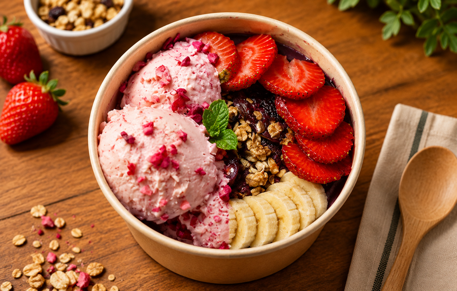 Açaí e Sorvete