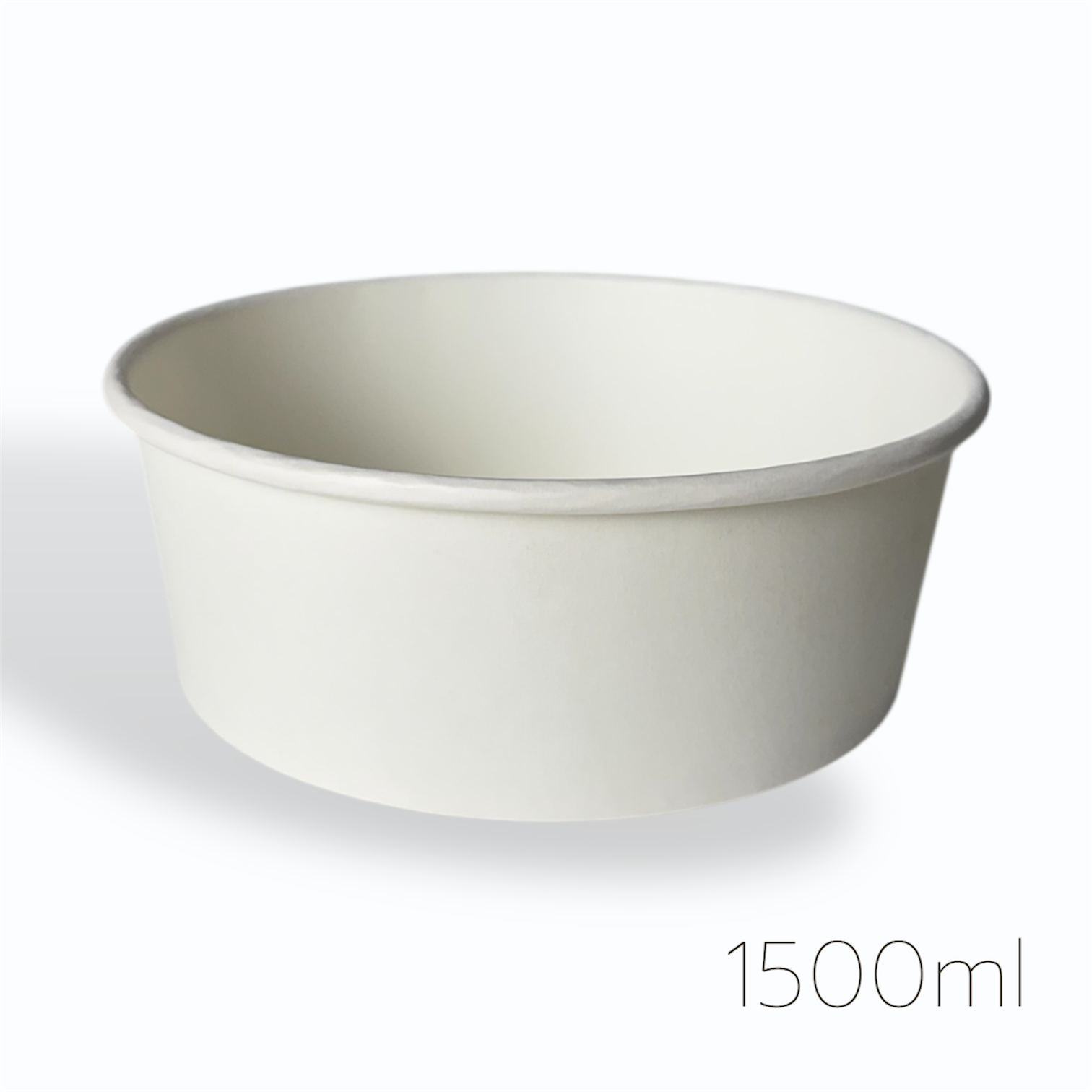 SALADEIRA 1,5 LITROS BRANCA - 50 UNIDADES