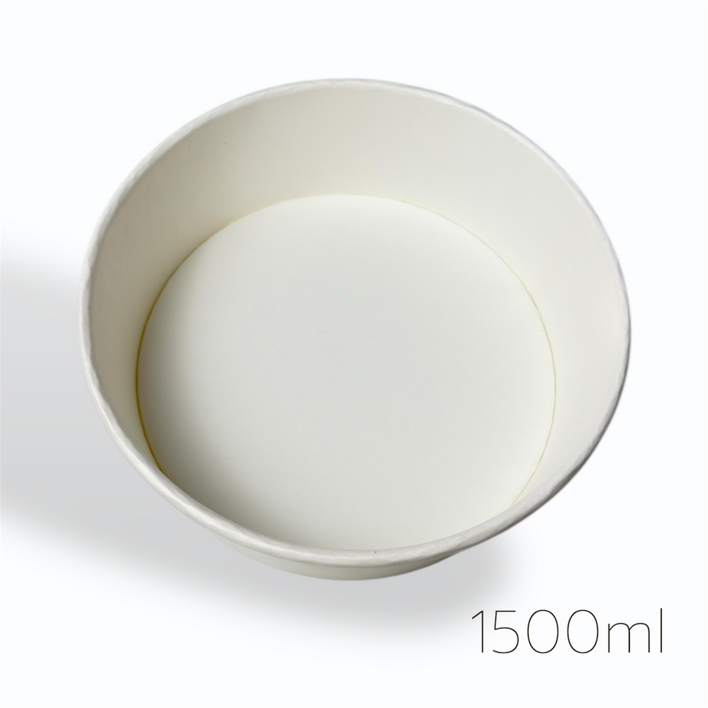 SALADEIRA 1,5 LITROS BRANCA - 50 UNIDADES