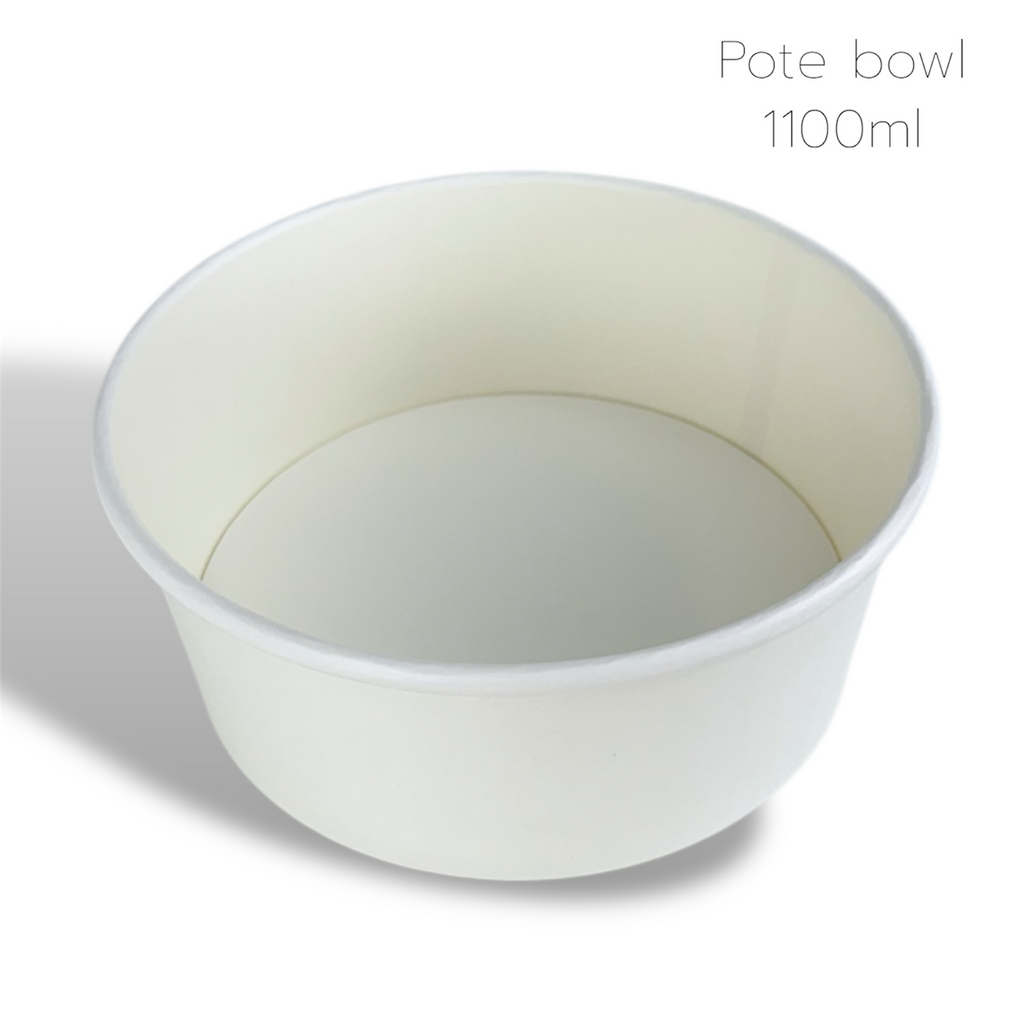 BOWL 1,1 LITROS BRANCO - 50 UNIDADES