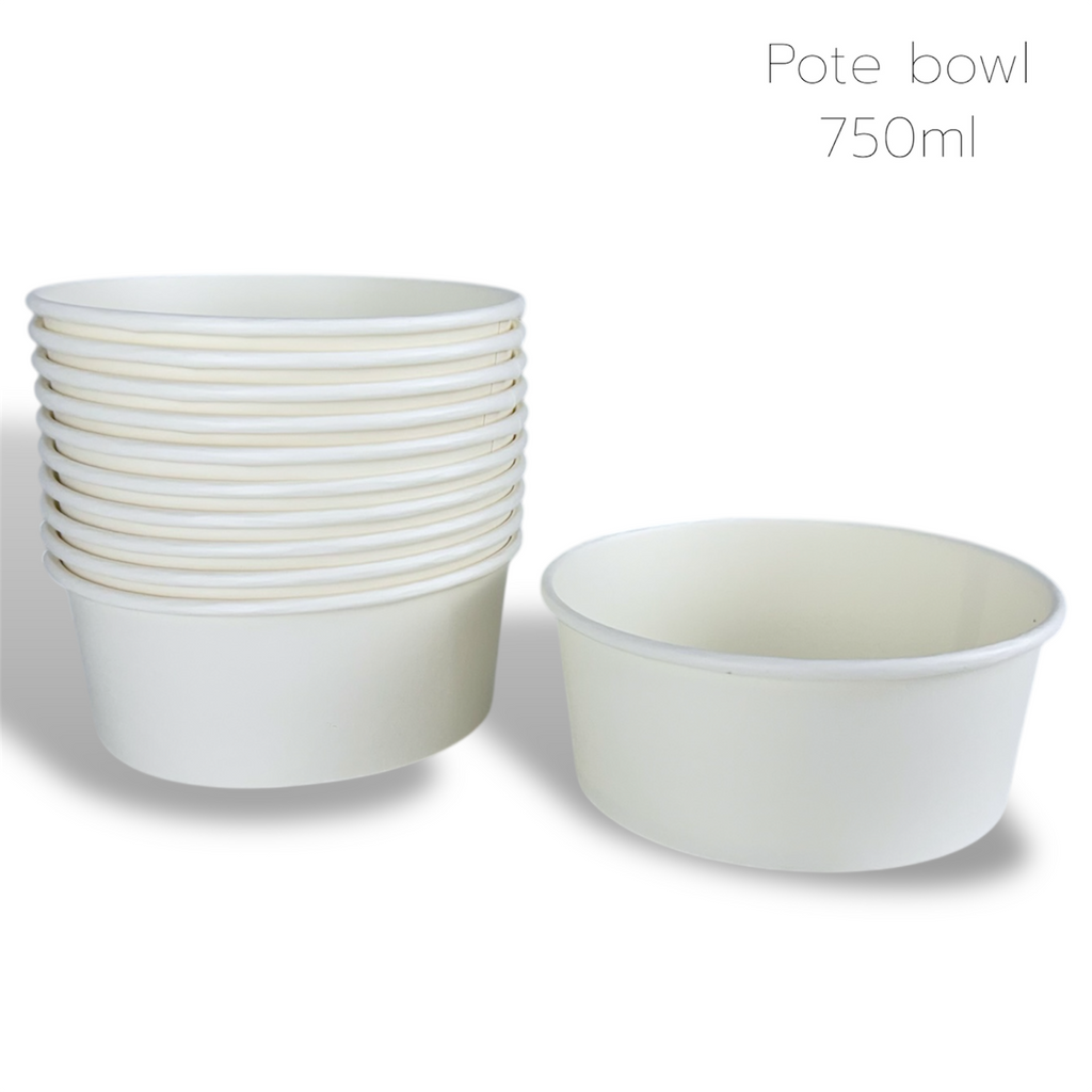 BOWL 750 ML BRANCO - 50 UNIDADES