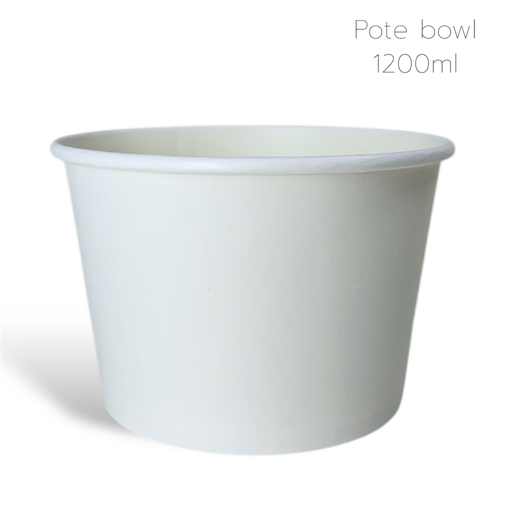BOWL 1,2 LITROS BRANCO - 50 UNIDADES