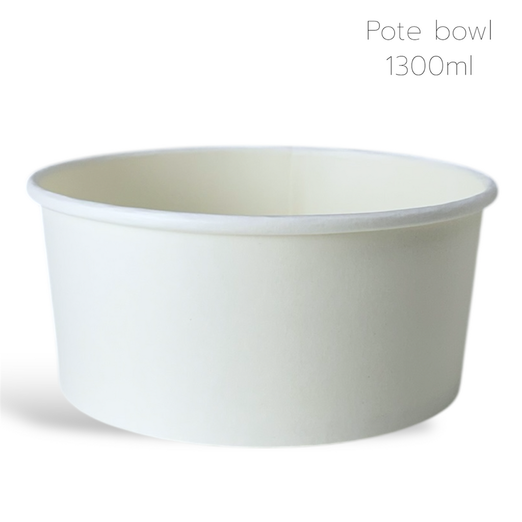 BOWL 1,3 LITROS BRANCO - 50 UNIDADES