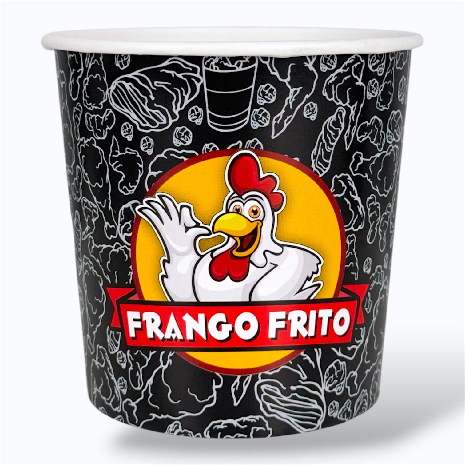 Potes para Frango Frito - Mega Preto