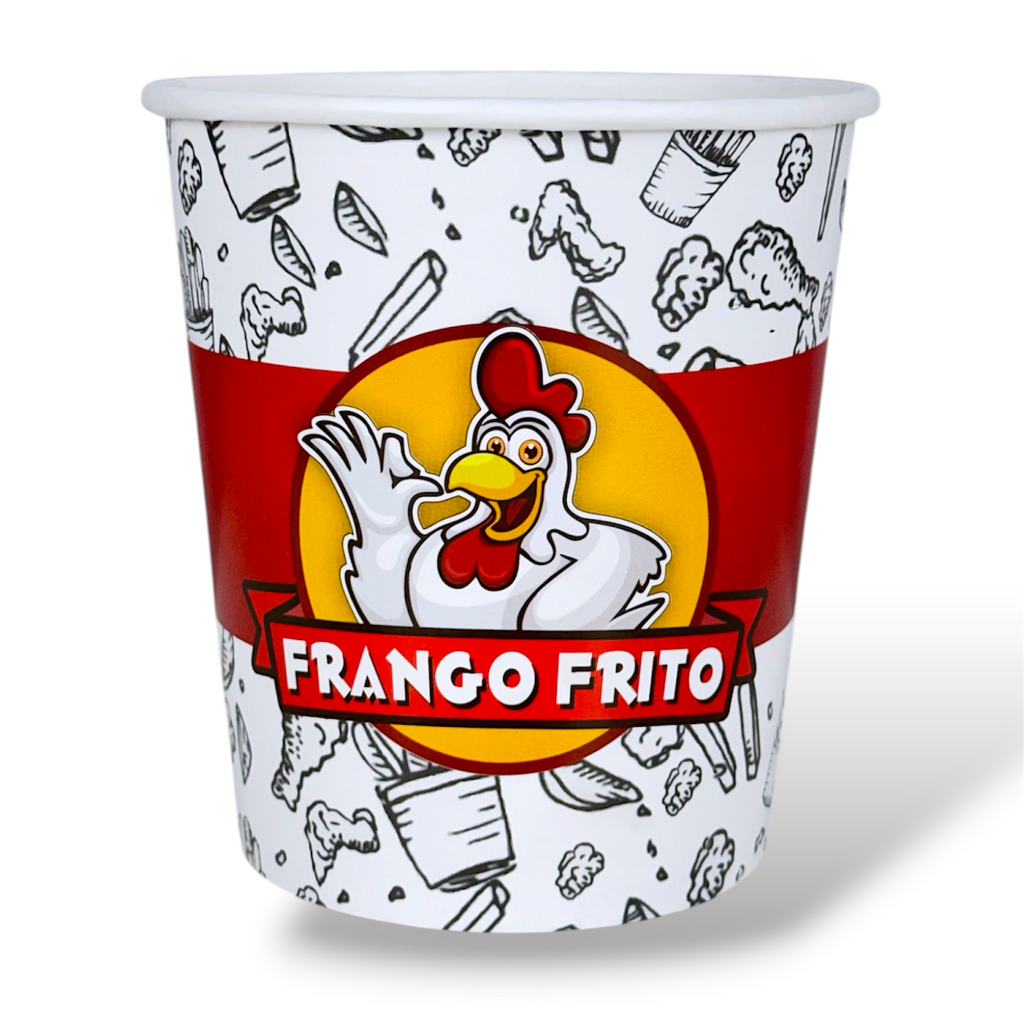 Potes para Frango Frito - Mega Vermelho