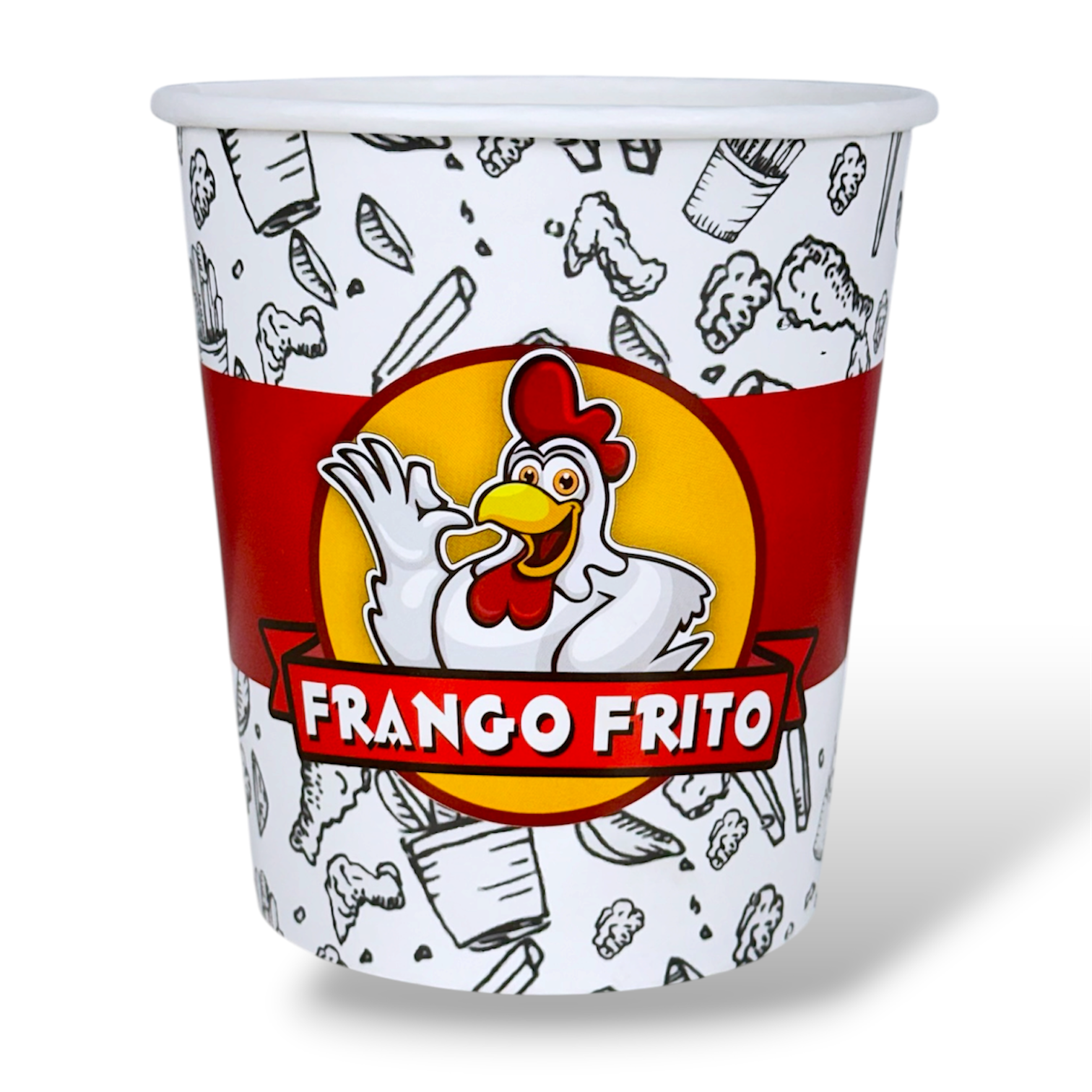 Potes para Frango Frito - Mega Vermelho