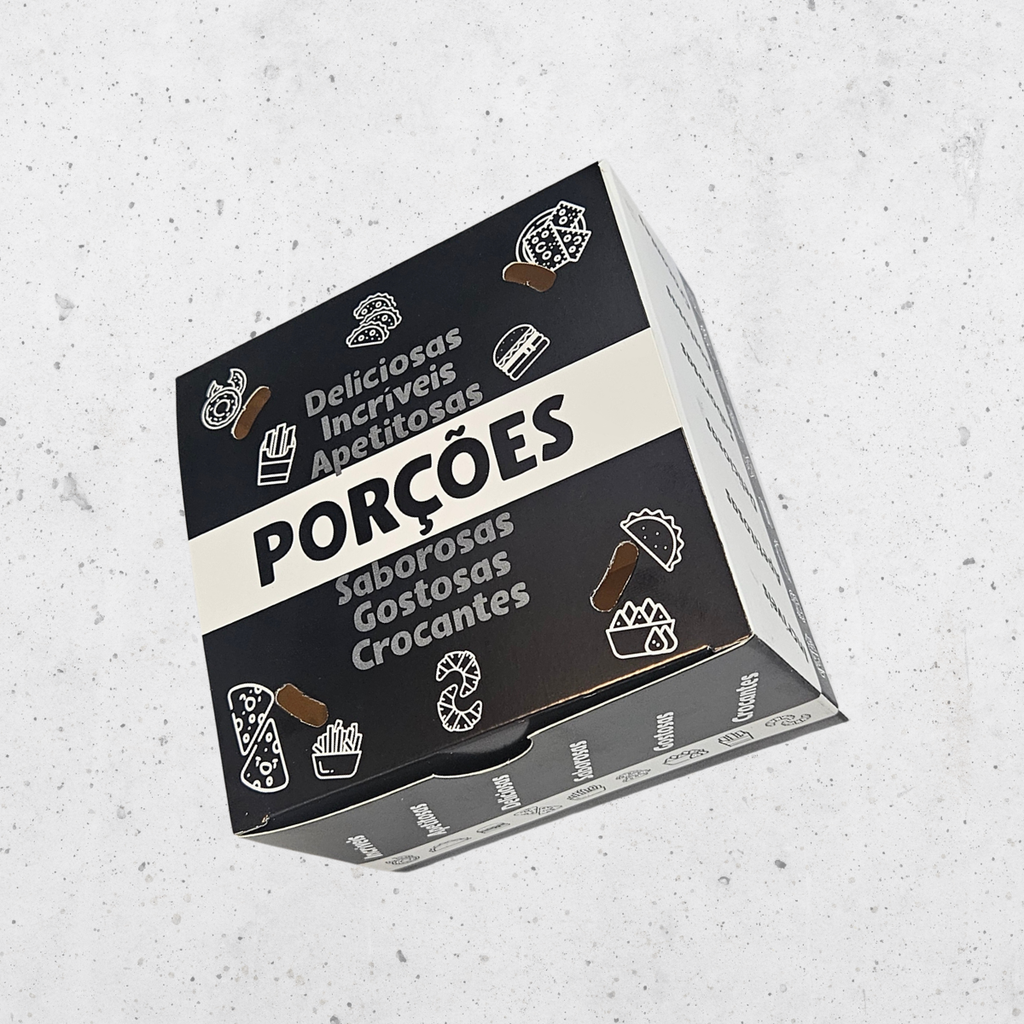 CAIXA PARA PORÇÕES 500G E 1KG - 25 unidades
