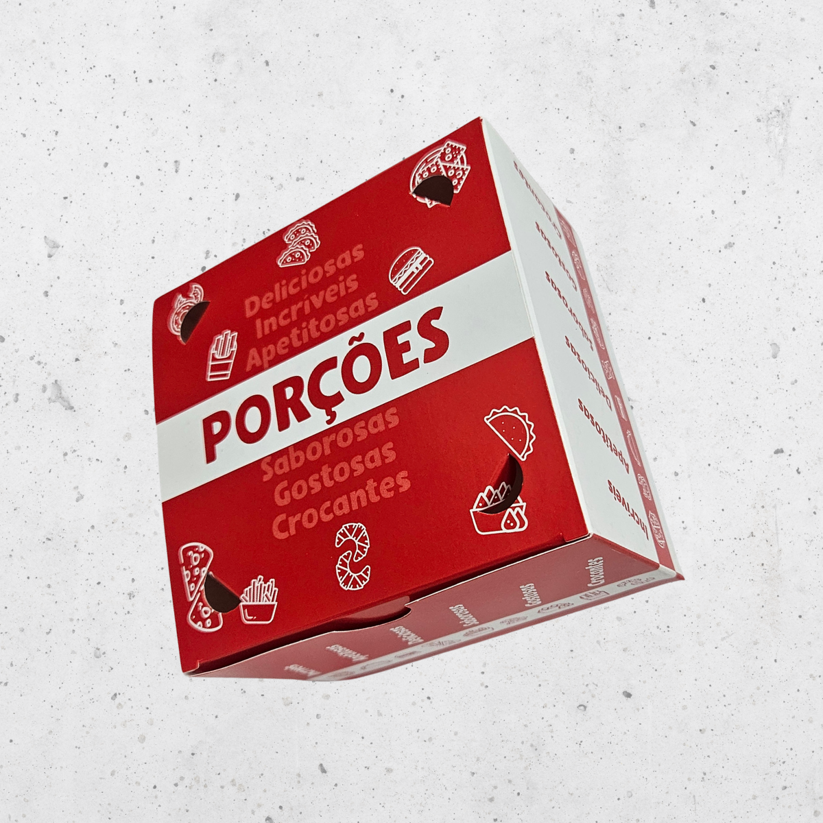 CAIXA PARA PORÇÕES 500G E 1KG - 25 unidades