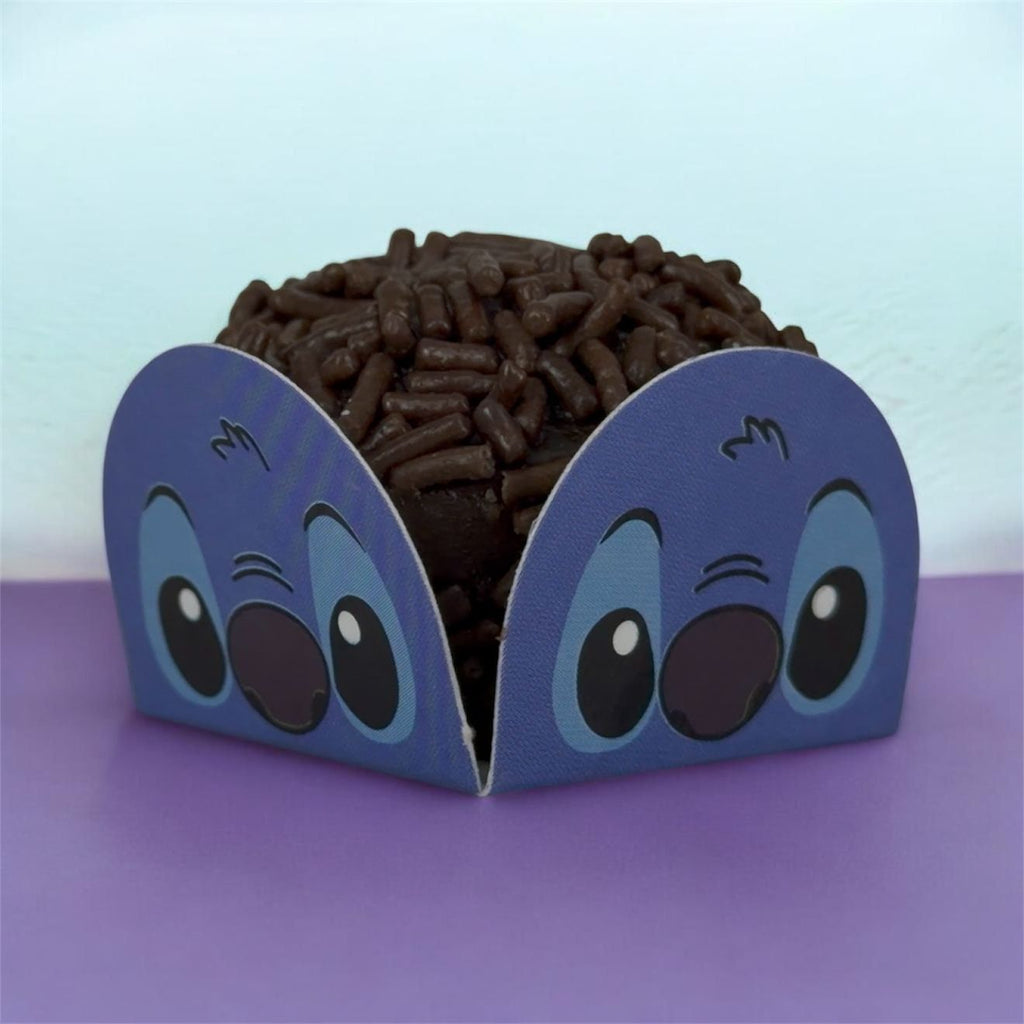 FORMINHA PARA BRIGADEIRO 3X3 - STITCH | 100 UNIDADES