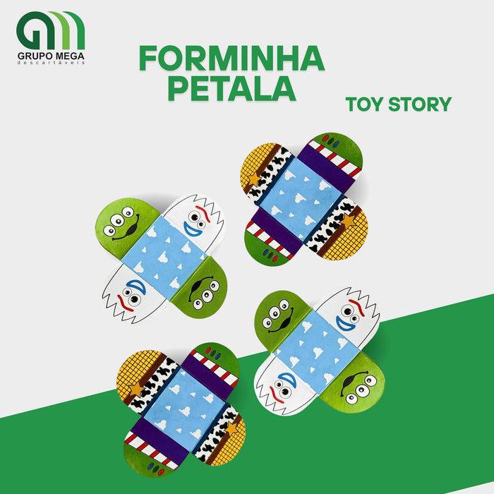 FORMINHA PARA BRIGADEIRO 3x3 - TOY STORY | 50 UNIDADES