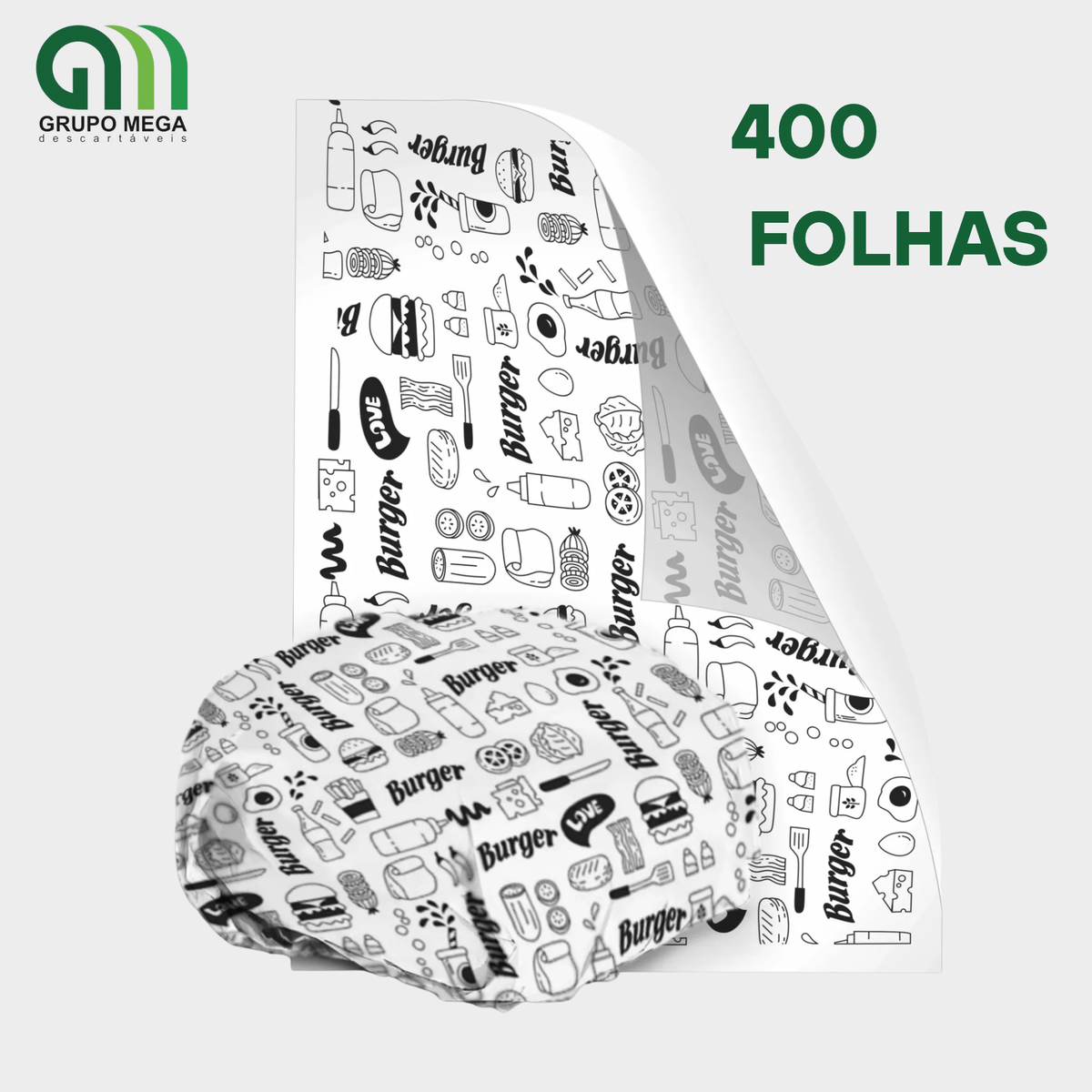 PAPEL ACOPLADO 30x38 cm - 400 FOLHAS