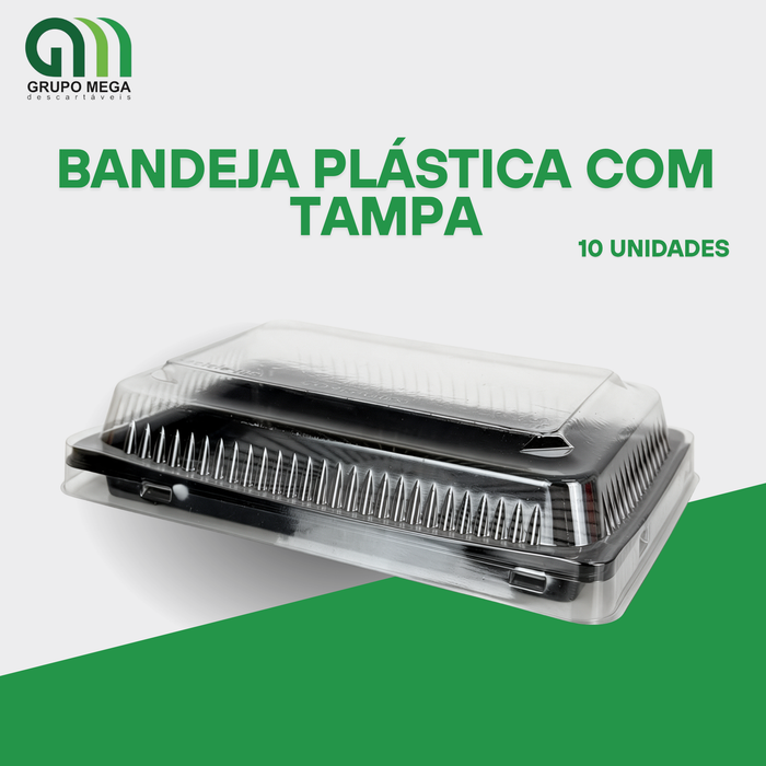BANDEJA PLÁSTICA ORIENTAL (10 unidades)