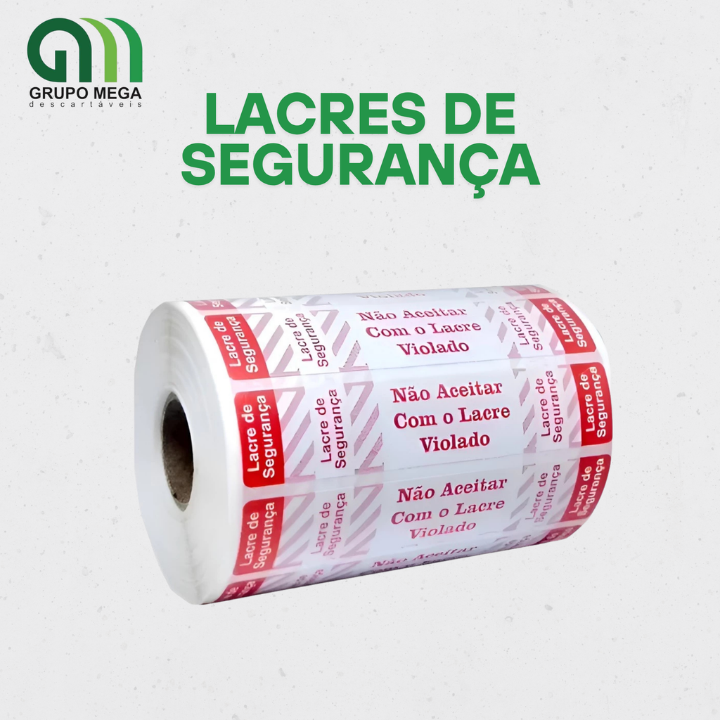 Lacre de segurança - 1.000 unidades