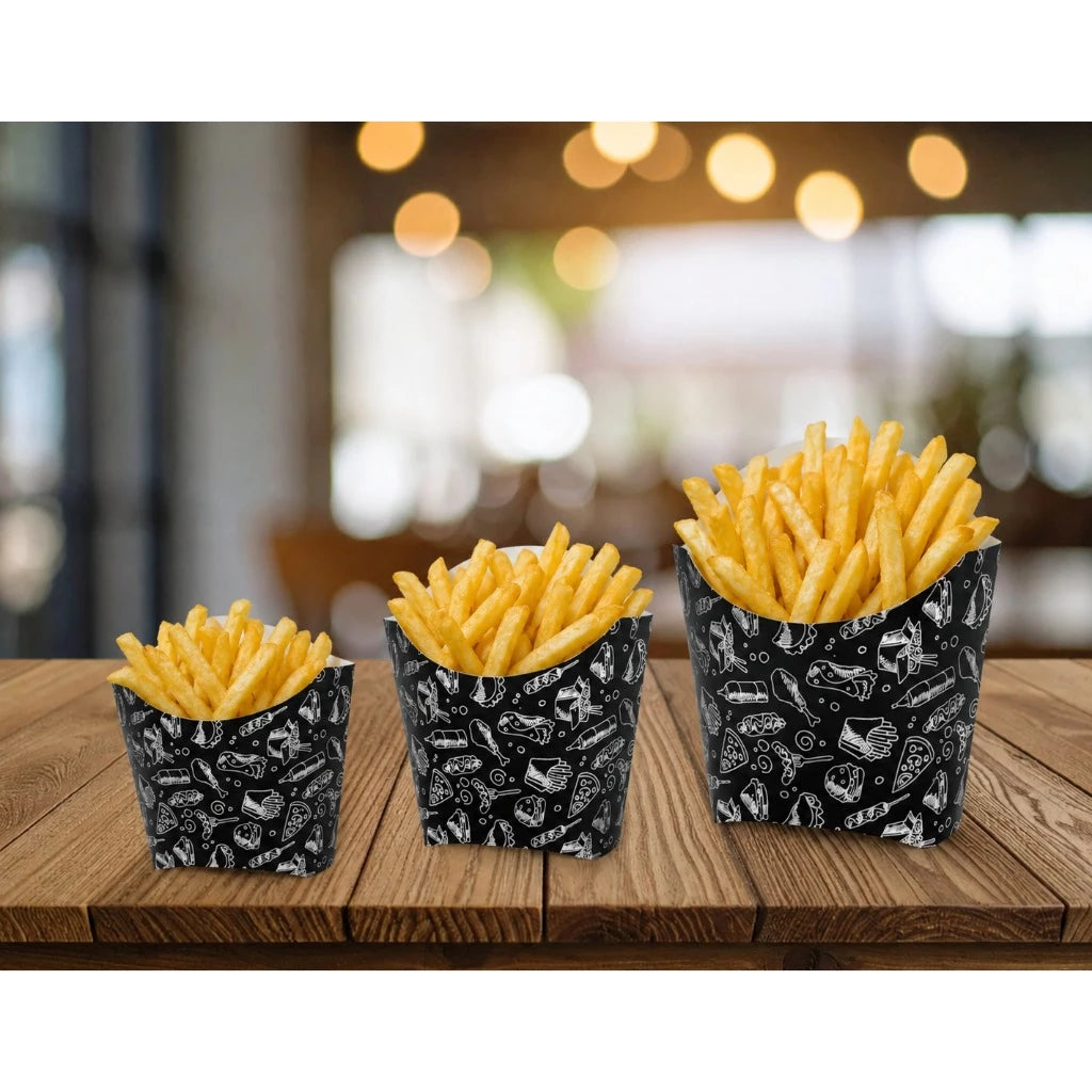PACK PARA BATATA FRITA - 25 UNIDADES