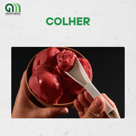 COLHER DE PAPEL - 100 UNIDADES