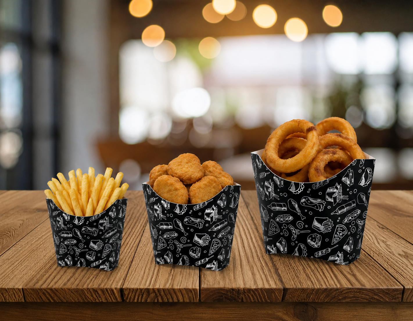 PACK PARA BATATA FRITA - 25 UNIDADES
