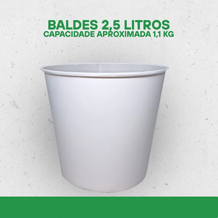BALDES BRANCOS - DIVERSAS LITRAGENS