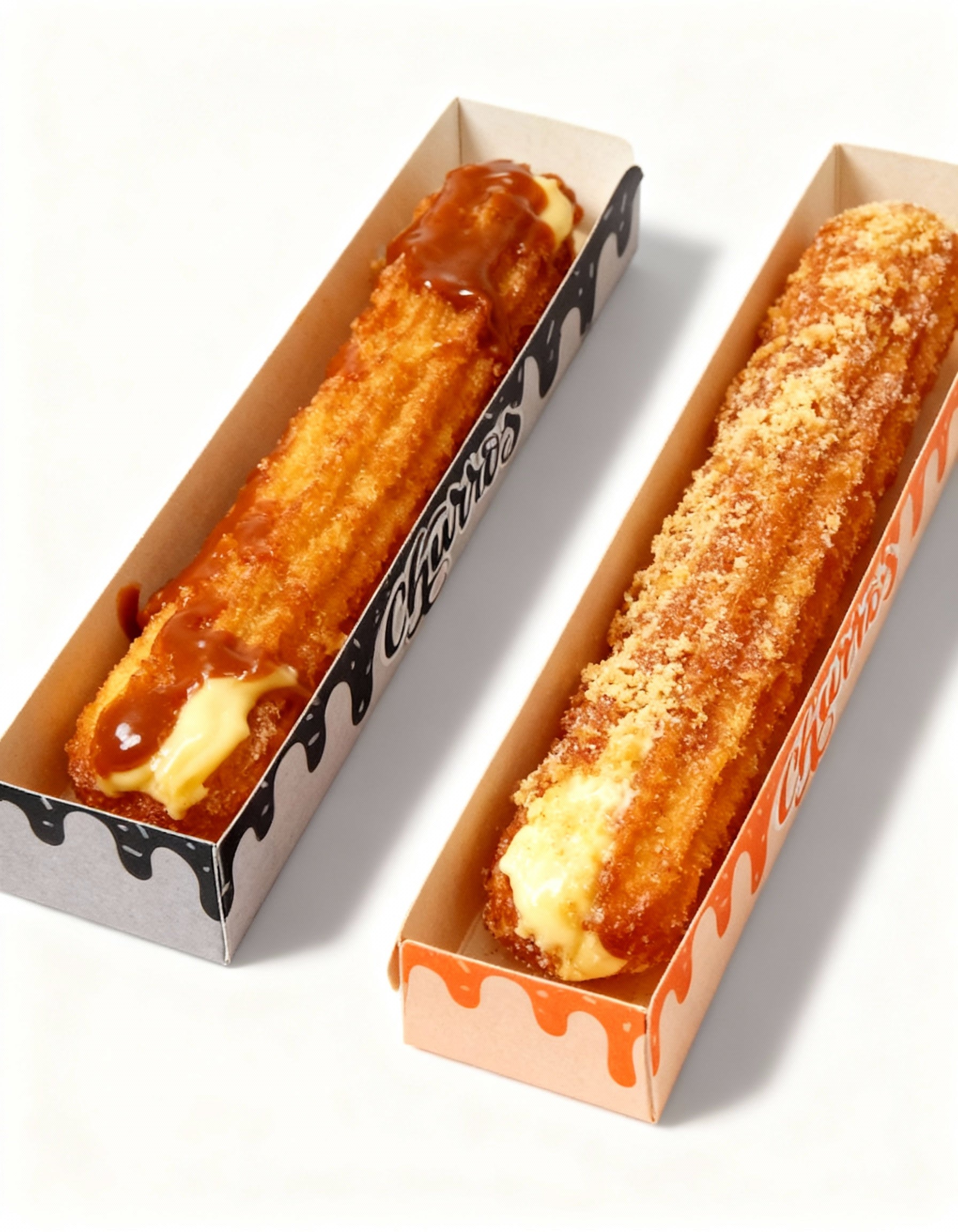 EMBALAGEM PARA CHURROS - 100 A 500 UNIDADES