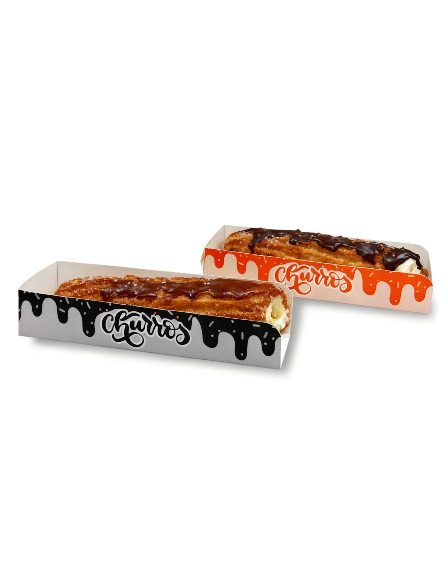 EMBALAGEM PARA CHURROS - 100 A 500 UNIDADES