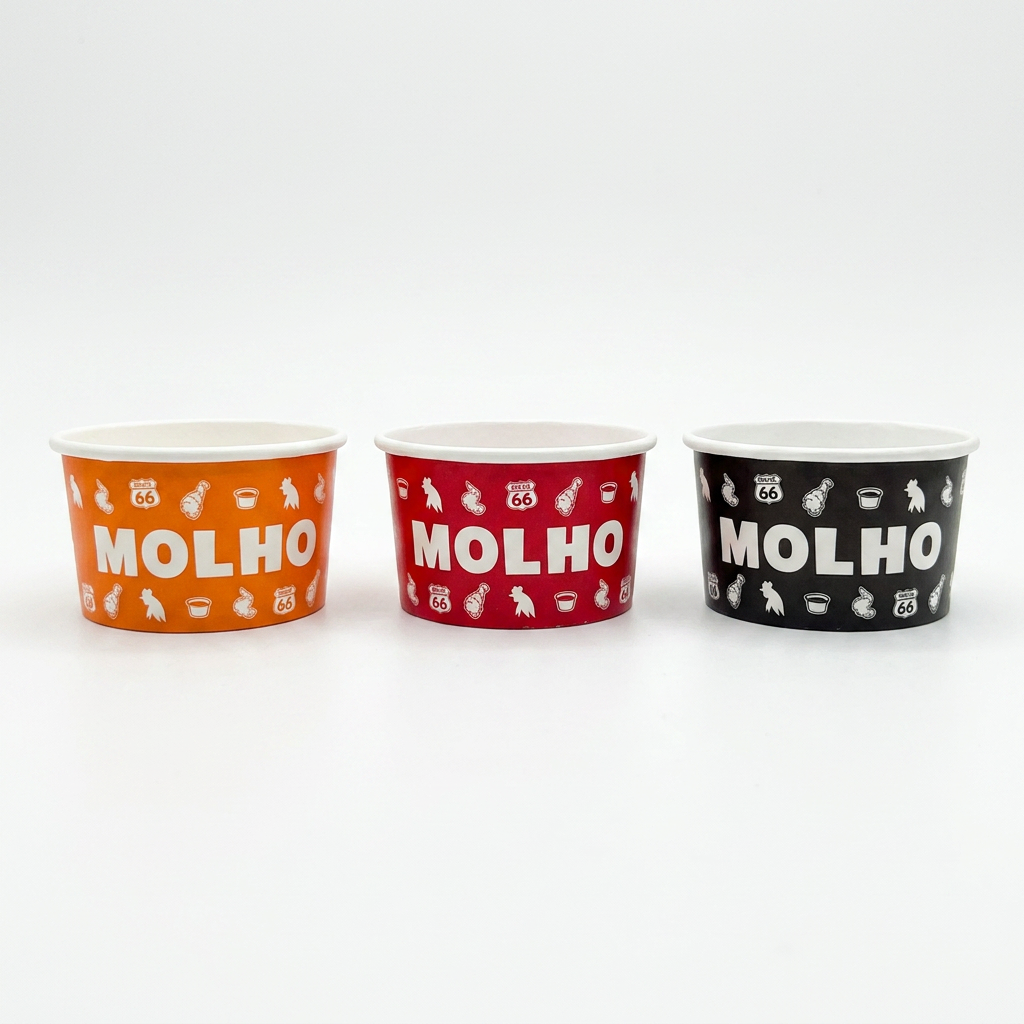 POTES PARA MOLHO GOLD 80ML - 150 UNIDADES