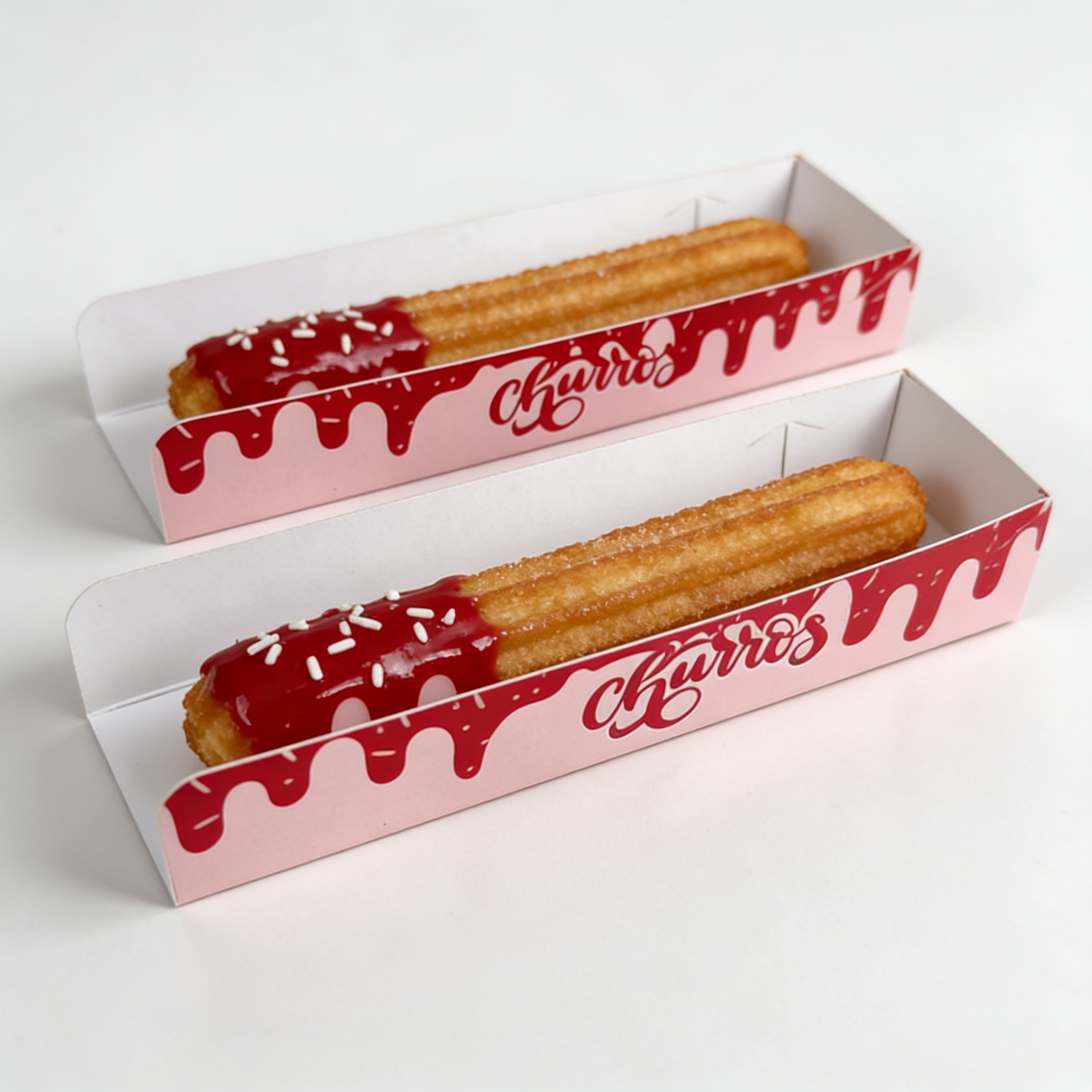 EMBALAGEM PARA CHURROS - 100 A 500 UNIDADES