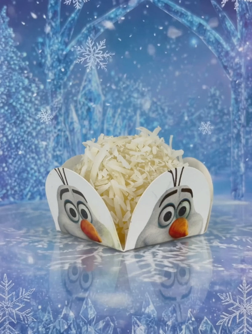 FORMINHA PARA BRIGADEIRO 3X3 - FROZEN | 100 UNIDADES